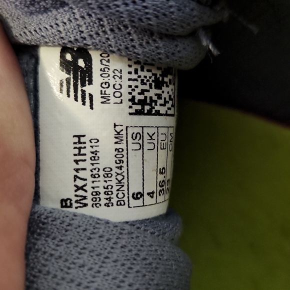Heathered Gray New Balance 711 Training Sneakers - Picture 4 of 6